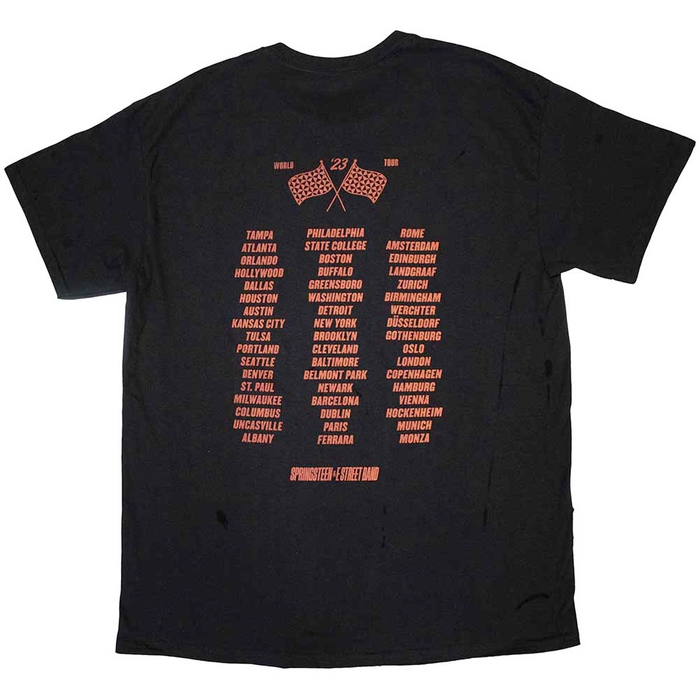 Bruce Springsteen - Tour '23 Band Photo Heren Tshirt - Zwart